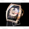 Cvstos Challenge stemma mondiale Kazakistan orologio automatico da uomo quadrante scheletrato in oro rosa cinturino in caucciù edizione limitata Reloj Hombre orologi Puretime C3