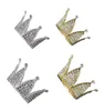 Baby Hexagon Luxe Strass Kroon Mini Tiara Bruiloft Haaraccessoires Prinses Meisjes Verjaardagsfeestje Hoofdband Decor215c5086405