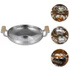 Pans With Cover Special Alcohol Stove Individual Saute Pan Lid Griddle Stainless Steel Small Cooking Pots