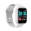 D20 Relojes deportivos inteligentes para hombre Mujer Regalo Reloj inteligente digital Rastreador de ejercicios Reloj de pulsera Pulsera Presión arterial para Android ios Y68