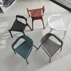 Campmöbler Plastic Nordic Outdoor Chair Modern Ultralight Cane Camping Gamer Turist Relaxerande strand Cadeira -stolar