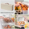 Storage Bottles Double-Layer Egg Holder For Refrigerator Drawer-Type Box Tray Organizer Fridge Bin Kitchen Dispenser