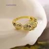 Modearmband Autobanden Dames Rose Goud Zilver Dame Bangle Australische stijl trendy niche verkoperd echt goud zirkoon luipaard open met originele doos