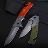 Green G10 Outdoor Multi functional Folding Knife High hardness Self Defense Field Survival Camping Tactical