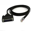 RJ45 to DB25 male pin cable for network switch interface industrial control cable