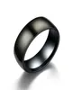 Mode Zwarte Titanium Ring Mannen Matte Klassieke Engagement Anel Sieraden Ringen Voor Mannelijke Party Wedding Bands4173967