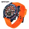 Zegarek SANDA 5309 2024 TOP TOP MARK WARTOŚCI MARKE WODNE 30M WODY OBSŁUGI LUXU SPORTÓW KWARTZ KARTZ DLA MĘŻCZYZNY CLOCK MASCULINO