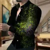 القمصان غير الرسمية للرجال 2024 الأزياء الفاخرة الزر الاجتماعي لأسفل غرب الطباعة الطفمة Prom Cardigan بالإضافة إلى حجم S-6XL