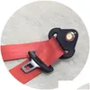 Accessori per cinture di sicurezza Accessori per cinture di sicurezza Prolunga per cintura di sicurezza per auto rossa Fibbia di estensione Cintura di sicurezza regolabile per 1 pezzo Dhrbj