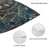 Yastık Nordic Style Zarif Altın Mandala Kapağı Yumuşak Boho Çukanda Çekim Araba Kare Yastık Kılıfı Ev Dekoratif