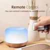 Umidificatori Diffusore di aromi Umidificatore 300ML Creatore di foschia fredda LED Olio essenziale Telecomando Macchina per aromaterapia a colori muti