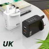 Adaptateurs muraux 30W type-c + USB à double port, chargeur pour téléphone portable, EU/US/UK, adapté pour smartphone iphone Samsung