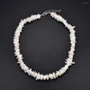 Choker White Conch Necklace For Women Seashell Smooth Shell Chip Summer Girls Boys