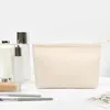 Borse per cosmetici Borsa per trucco a righe bianche e nere Borsa per articoli da toeletta da viaggio portatile di grande capacità Organizzatore di stoccaggio Portamonete per uomo e donna