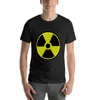 Polo's voor heren Stralingsteken Nucleaire dreiging Prints Bedrukte kleding T-shirt Editie T-shirt Heren Workout