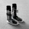 Enfant Garçons Filles Bottes de Pluie Enfants Transparent Imperméable Chaussures de Pluie Étudiants Enfant Bébé Enfant Bottes de Pluie Antidérapant Taille 24-32 240102