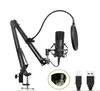 Kit microfono USB BM700 192KHZ24BIT Microfono a condensatore podcast professionale per PC Karaoke Youtube Studio di registrazione Mikrofo7474384