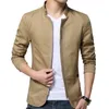 Aemape Famous Brand Business Blazer Men Jackor Casual Fashion Mens Suit Cotton Coats Slim Fit Windbreaker Jacket Man Topps Man 240102