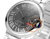 CHF WSBB0060 A2824 Automatisch herenhorloge 40 mm grijze textuur wijzerplaat roestvrijstalen armband Beste editie 36 mm 33 mm Zwitsers quartz dameshorloges 26 stijlen Puretime B01