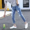 Street Clothing Wide Leg Jeans Men's Straight Feet Long Trousers Jeans Y2k Men's Jeans Ripped Men Clothing Denim cargo pants 231229