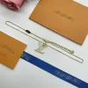 Luxe merk ketting hanger designer mode-sieraden cjeweler brief vergulde gouden zilveren ketting voor mannen vrouw trendy tiktok hebben kettingen sieraden VN-31