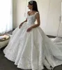 Vintage A-line Wedding Dress 2024 Scoop Lace Appliques Flowers Country Garden Bridal Gowns Boho Vestidos De Noivas Custom Made