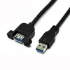 USB 3.0-Erweiterungskabel von Männern zu Frauen mit fester Flucht, USB-Verlängerungskabel, Hochgeschwindigkeits-Schnellladung