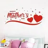 Wandaufkleber Muttertag Schlafzimmer Dekoration Geschnitztes Wandbild Selbst für Zuhause Tapete F7A9