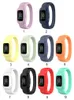 Solid color Wristband Silicone No Buckle Watch Band Strap Watchband Sports Replacement for Garmin Vivofit JR3 L S size whole8028733