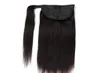 Çift Çizilmiş Bakire Saç Tam Uçlar Ponytail Ait Compal Saç satıcısı 100 Hint İnsan Saç Ponytail 1424inch 150 gram Çift Drawn5391648