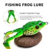 New Duck Fishing Lure 13.5g-9.5cm Ducking Fishing Frog Lure 3D Eyes Artificial Bait Silicone Crankbait Soft Carp Lure LL
