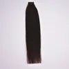 Hotsale populaire en gros russe européen Remy bande Extensions de cheveux 2.5 grammes pc 60 pcs Lot épaisseur naturelle couleur noire 1 # couleur blonde