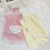 犬アパレルペットストラップベスト猫の服かわいい断片化されたポケットスプリングティシャツ子犬