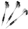 3pcsSet 3Pcs Dardos pontiagudos de aço Jogos de esportes internos Dardos rígidos padrão Barril de ferro banhado a níquel AL Shafts Aurora Wing Hunting 84058220