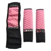 Steering Wheel Covers Cover Elegant Bling Leather Rhinestone Car With Shoulder Pads Pink Premium Quality