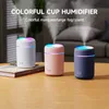 Humidifiers Mini Air Humidifier Portable USB Mute Aroma Diffuser Essential Oil Diffuser Sprayer Mist Maker with Colorful Lights for Home Car