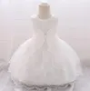 2019年の新生児服の女の女の子のための綿の洗礼ドレスフロックプリンセスガールドレス