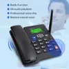 Telefono cordless Supporto telefonico da tavolo GSM 850/900/1800/1900MHZ Doppia SIM Card 2G Funzione sveglia fissa per telefono senza fili 240102