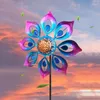 Tuindecoraties Kleurrijke Windspinners 12,2 inch Metalen Grote Pinwheels Decoratieve Binnenplaats Windmolen Voor Feest Buiten Tuin Home Decor