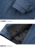 Pierr Cardin Winter Goose Down Coat Men's Short Thicked and Warm New High End Middle Aged Dad PC