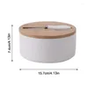 Dinnerware Airtight Butter Dish Ceramic Tray With Lid Keeper Round Cheese Box For Home Countertop Table Decoration