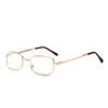 Sonnenbrille Presbyopie Brille Anti-Blaulicht Falten Tragbare Metallrahmen Lesen 1,0 1,5 2,0 2,5 3,0 3,5 4,0