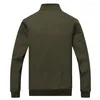 Men's Jackets Fashion Overalls Men Bomber Jacket Cotton Long Sleeve Khaki Flight Autumn Casual Male Plus Size Green Coat 6xl Boys Tops
