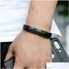 Bedelarmbanden Leren armbanden Polsband Bangle Manchet Blank Glazuur Roestvrij stalen gesparmband voor dames Heren Mode-sieraden Wil Dhvlg