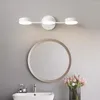 Lampada da parete Nordic LED con interruttore Luce a specchio Bagno Camera da letto Vanity Home Decorazione semplice