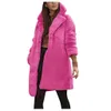 Womens Winter Teddy Bear Faux Coat Jackets Damer Warm Jumper Outwear 240102