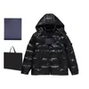 23fw New Men's Outdoor Warm Windproof Jacket Brand Chest Badge Hooded Winter Thicker Duck Down Bright Fashion Coat