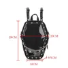 Gothique Punk Cercueil Forme Ita Sac Femmes Sacs À Dos Clairs Foncé Lolita Sac À Main et Sac À Bandoulière Filles Cosplay Designer 2 Insert 240102