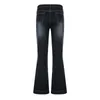 Jeans a zampa Pantaloni a vita bassa da donna Pantaloni in denim estetico vintage Streetwear Mamma Casual Moda coreana Jeans Y2k 231229