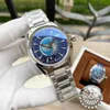 Yüksek kaliteli omegx seamasterx ustası chronometerx gmtx dünya zaman erkek izle paslanmaz çelik silikon kayış mineral cam tasarımcı hareketi mekanik saat